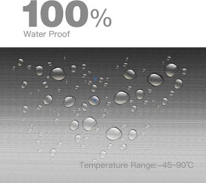 100% water resistant